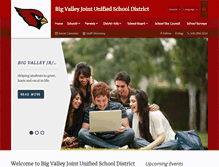 Tablet Screenshot of bigvalleyschool.org